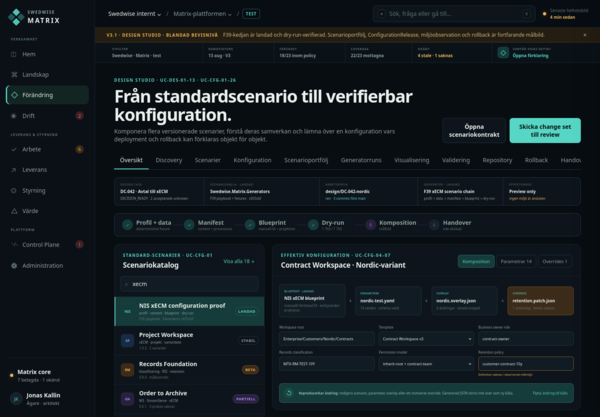 Design Studio med landad F39-kedja och markerad produktmålbild